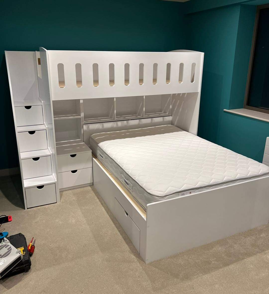 Bunk Bed with Safety Rails