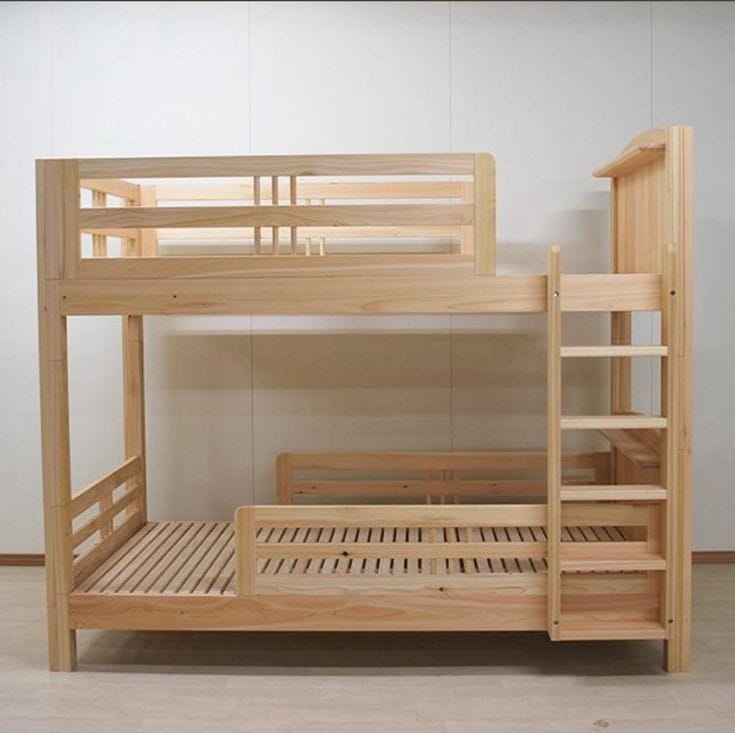Bunk Bed with Safety Rails